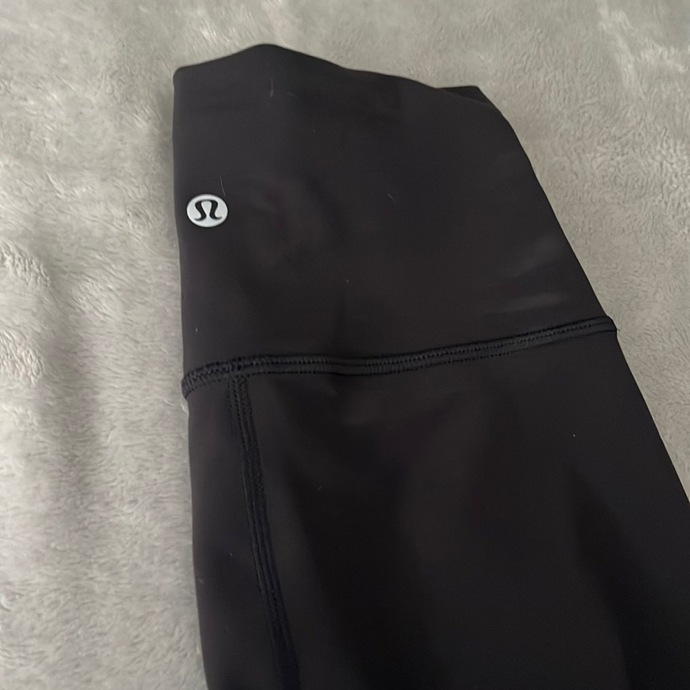 Lulu Lemon Align high rise biker shorts with waistband size 2